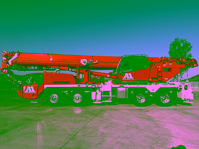 120 Ton 120 HT Telescopic Boom Truck Crane